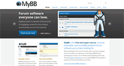 Desktop Screenshot of mybb.com