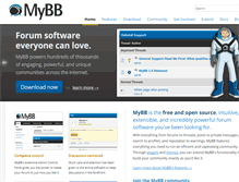 Tablet Screenshot of mybb.com