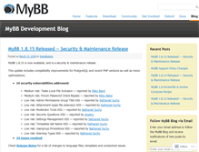 Tablet Screenshot of blog.mybb.com